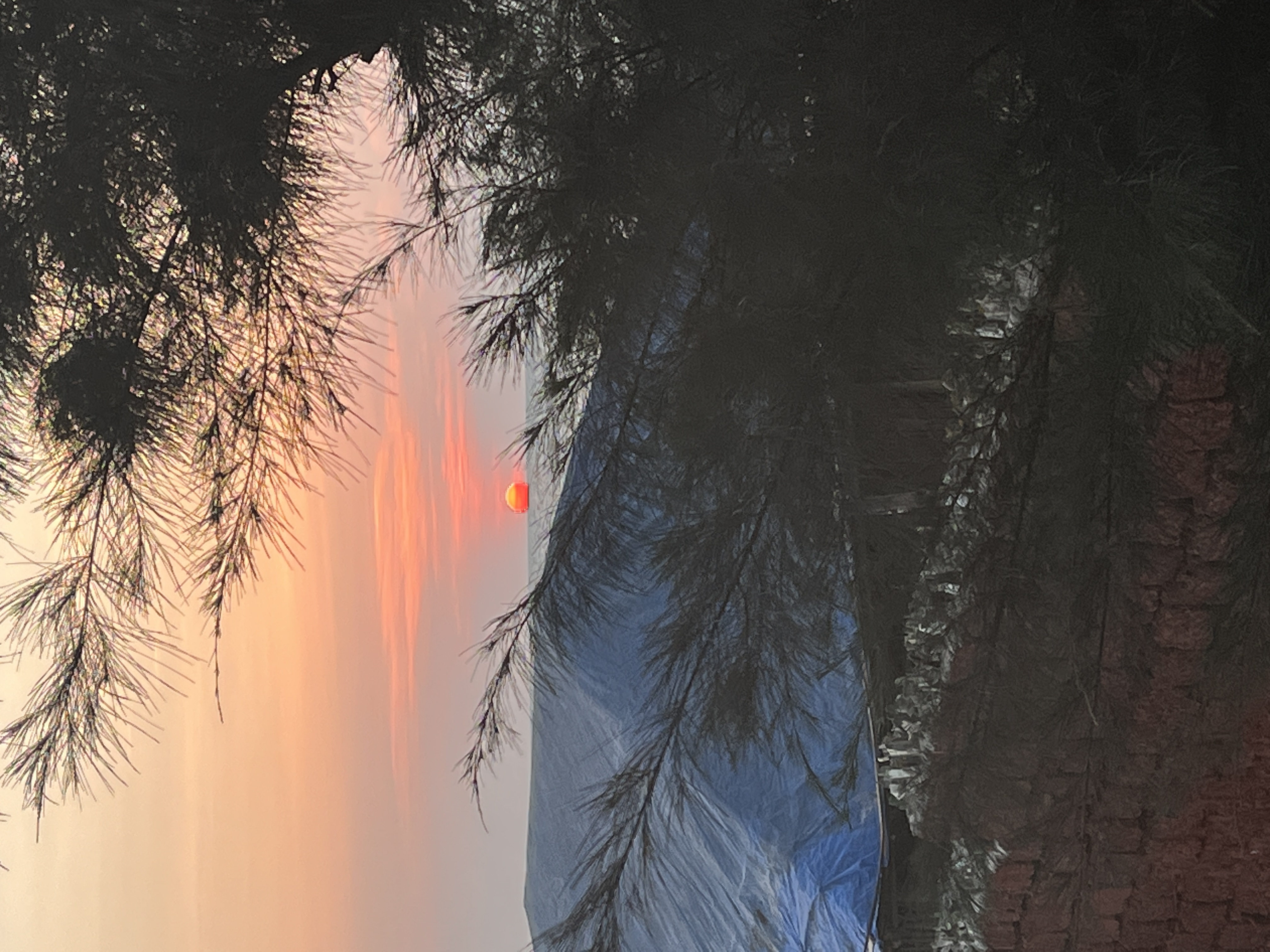 image showing sunset from the beach